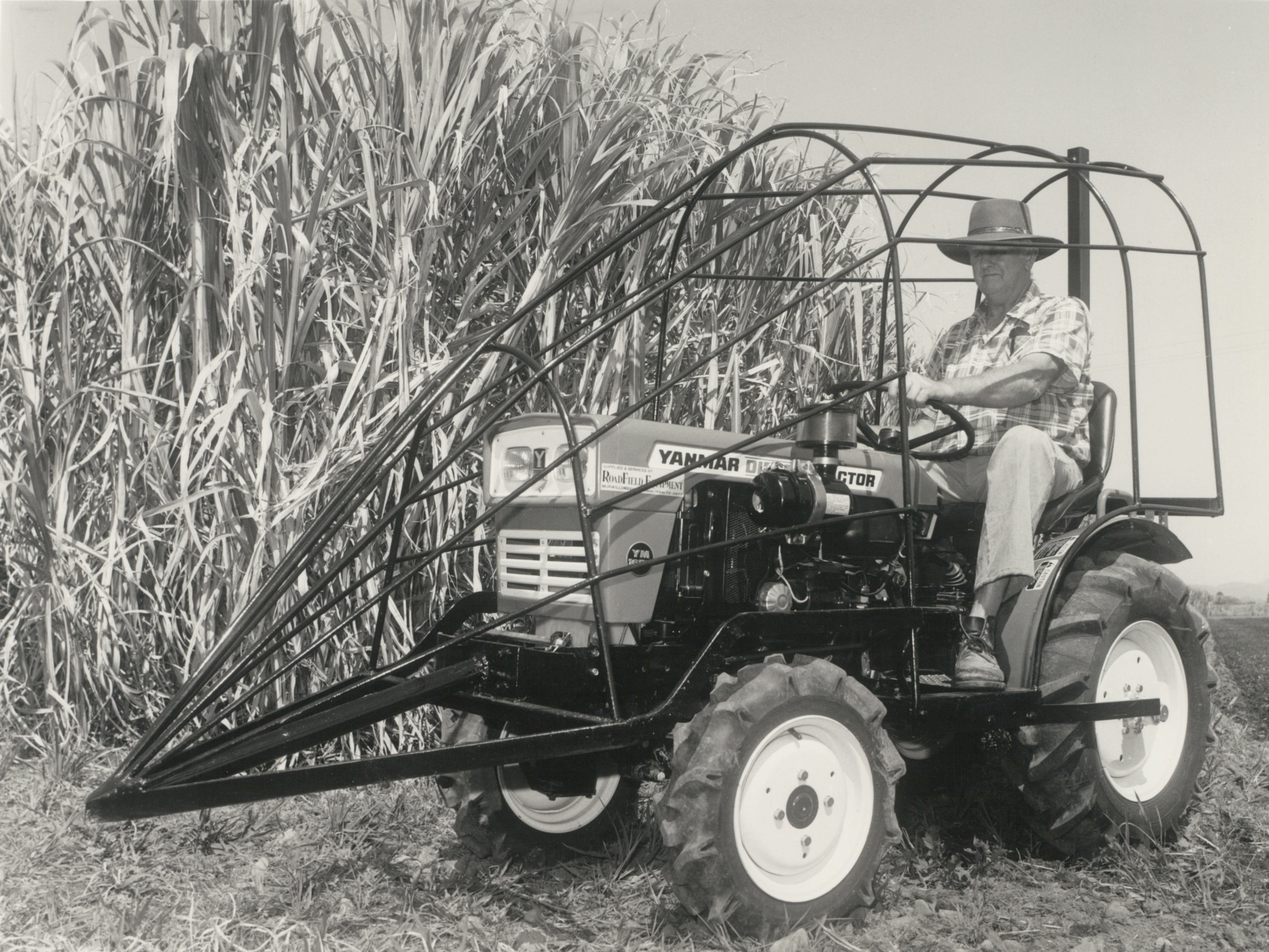 MACHINERY Yanmars YM165d fitter with cane spreader 01