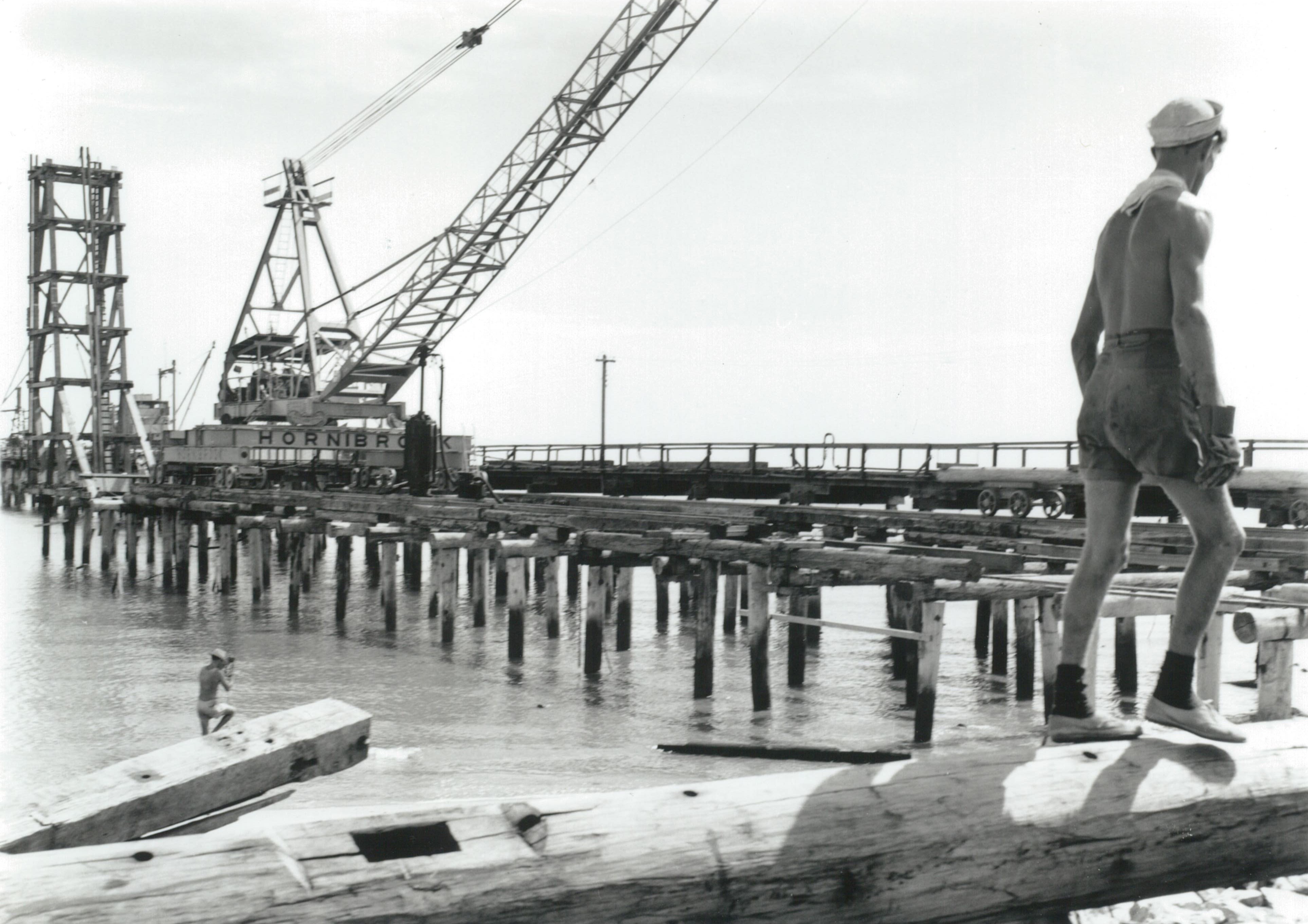 TERMINALS Lucinda 1957 58 Construction of Lucinda Bulk Sugar Terminal 02